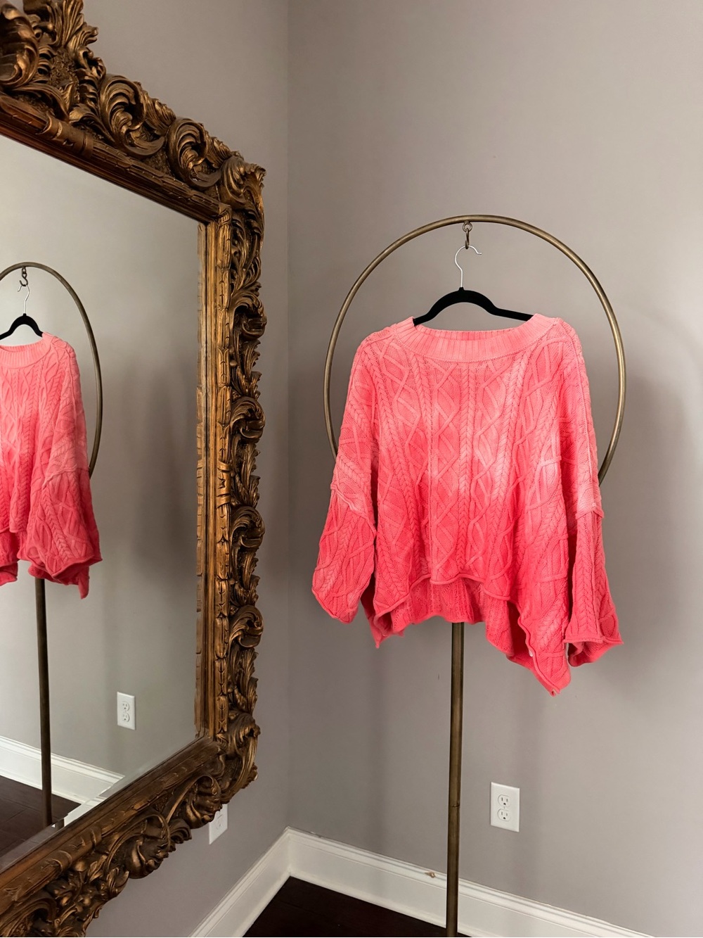 Free People Washed Ashore Cable-Knit Sweater